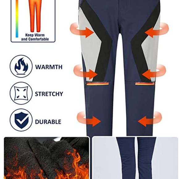 Camii Mia Waterproof Windproof Fleece Lined Winter Pants Sz 36x30 NWT (T-9) - Picture 7 of 8